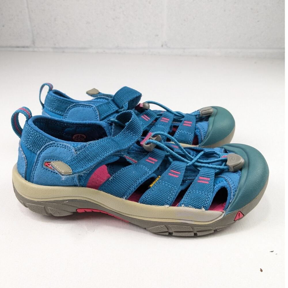 Keen Youth 4 Newport Blue & Pink Sandals